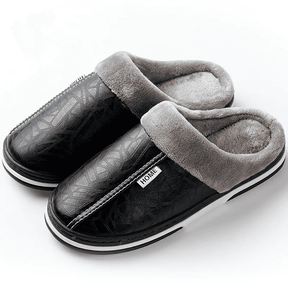 [Compre 1 Leve 2] Pantufla Ortopédica de Cuero – Interior Afelpado [Antiodor]